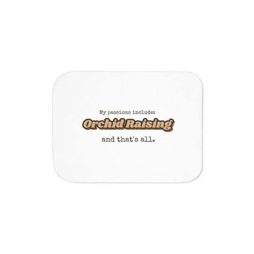 Orchid Raising Sherpa Blanket