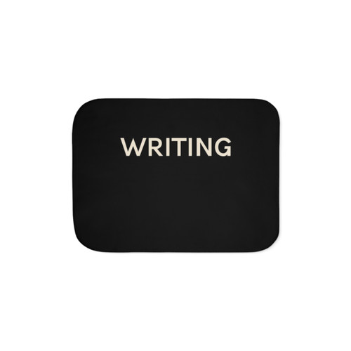 Writing Hobbies Sherpa Blanket