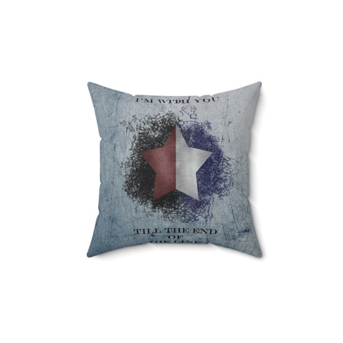 Captain America Bucky Barnes Pillow - I'm With You Till the End of the Line