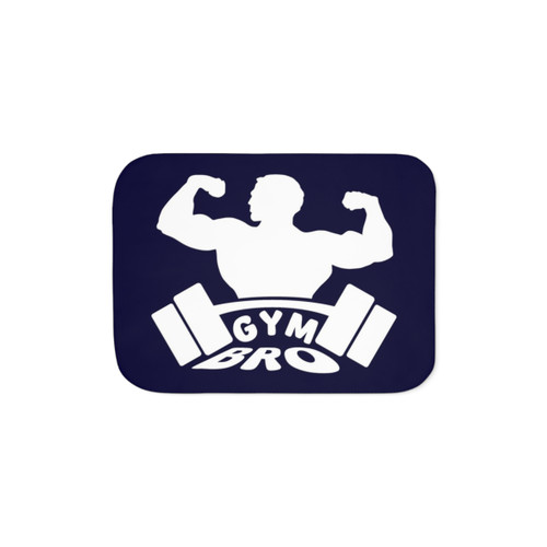 Gym Bro Sherpa Blanket