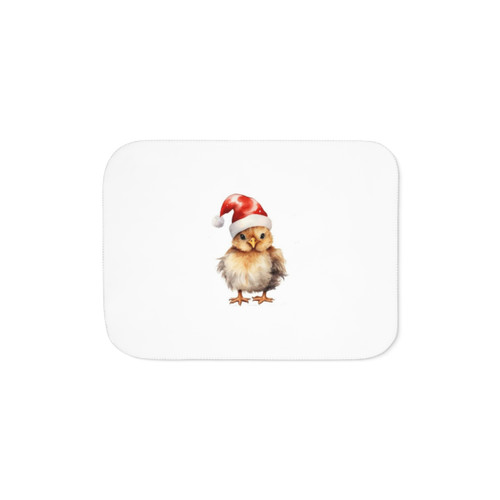 Soft and Warm Christmas Chick Sherpa Blanket