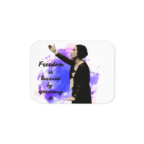 Clara Campoamor Sherpa Blanket - Celebrate Spanish Female Voting Rights History