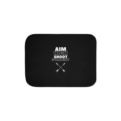 Aim High Sherpa Blanket for Archery Enthusiasts