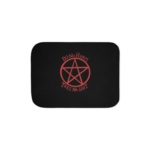 Do No Harm Take No Shit Sherpa Blanket