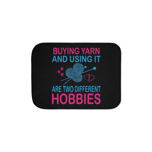 Cozy Sherpa Blanket for Knitting Lovers