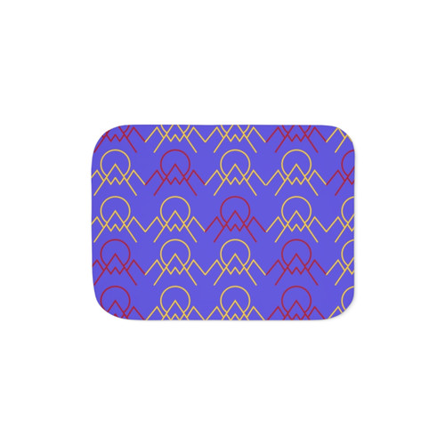 Colombian Mountains Sherpa Blanket