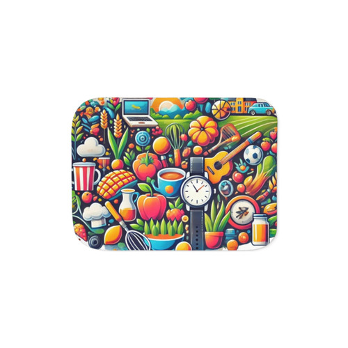 Colorful Everyday Life Sherpa Blanket