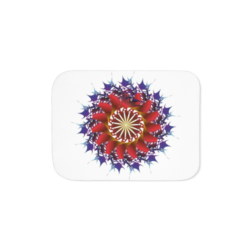 Cozy Sherpa Blanket with Vibrant and Stylish Design