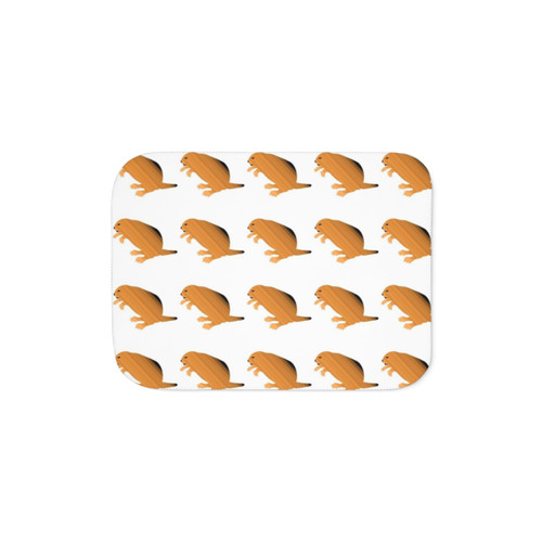 Legendary Animals Sherpa Blanket - Beaver