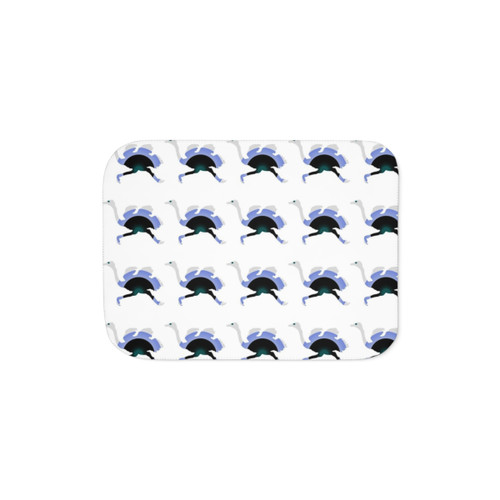 Ostrich Sherpa Blanket - Legendary Animals Design