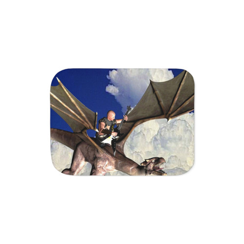 Soft and Cozy Dragon Sherpa Blanket