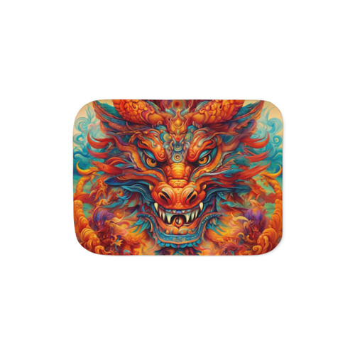 Mystical Dragon Sherpa Blanket