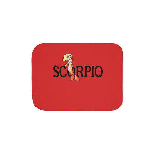 Scorpio Mermaid Sherpa Blanket