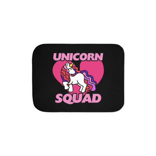 Unicorn Squad Sherpa Blanket - Soft and Snuggly Bedding