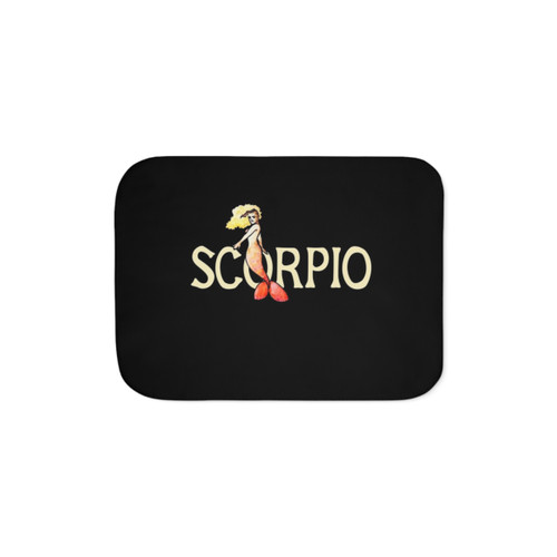 Scorpio Mermaid Sherpa Blanket