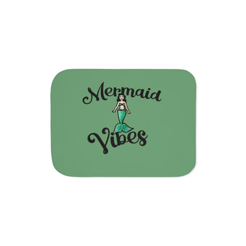 Mermaid Themed Sherpa Blanket