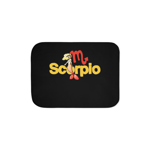 Scorpio Mermaid Sherpa Blanket