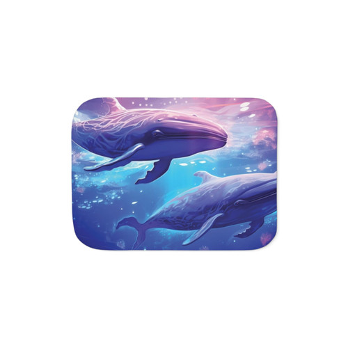 Legendary Animals Whale Sherpa Blanket