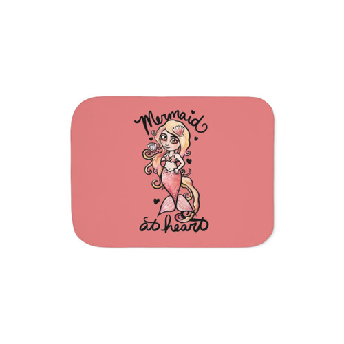 Mermaid at Heart Sherpa Blanket