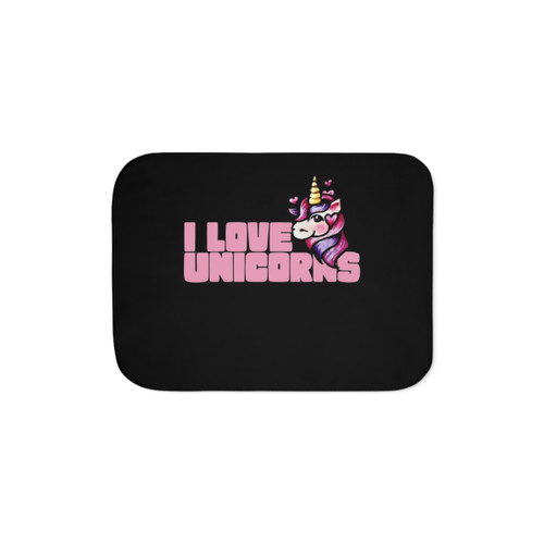 Cozy Unicorn Sherpa Blanket