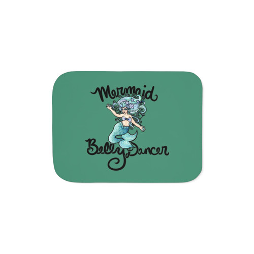 Mermaid Sherpa Blanket for Belly Dancers