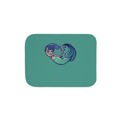 Mermaid Sherpa Blanket - Soft and Cozy for Mermaid Lovers