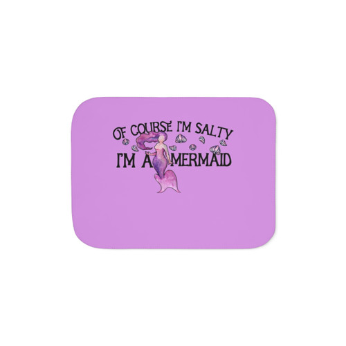 Salty Mermaid Sherpa Blanket