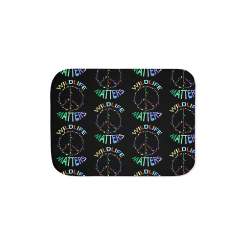 Colorful Wildlife Matters Sherpa Blanket