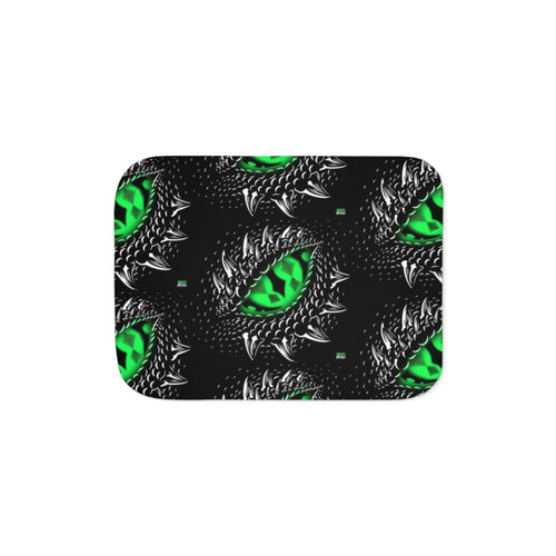 Cozy Dragon Eye Sherpa Blanket