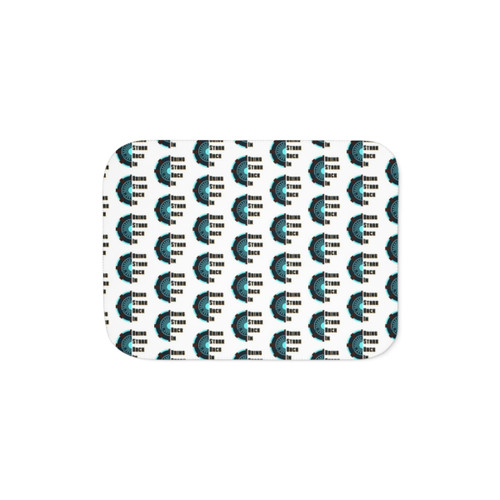 Soft Sherpa Blanket with Stark Design