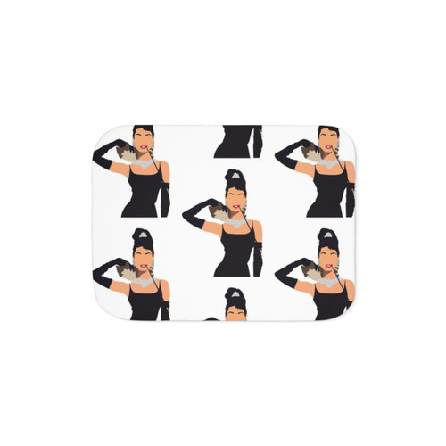 Breakfast at Tiffany's Sherpa Blanket