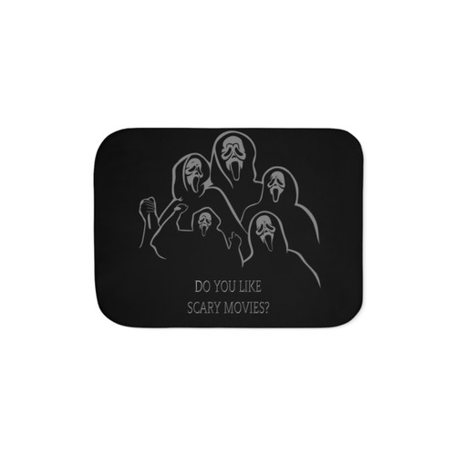 Ghostface Sherpa Fleece Blanket - Scary Movie Merchandise