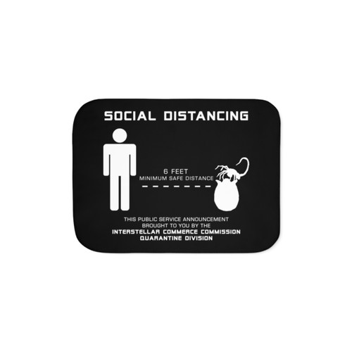 Xenomorph-inspired Sherpa Blanket