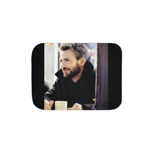 Plush Sherpa Blanket Inspired by Actor Chris Evans