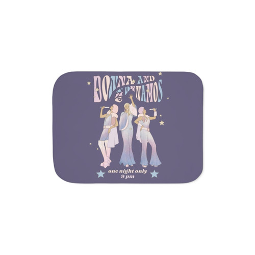 Retro Donna and the Dynamos Sherpa Blanket