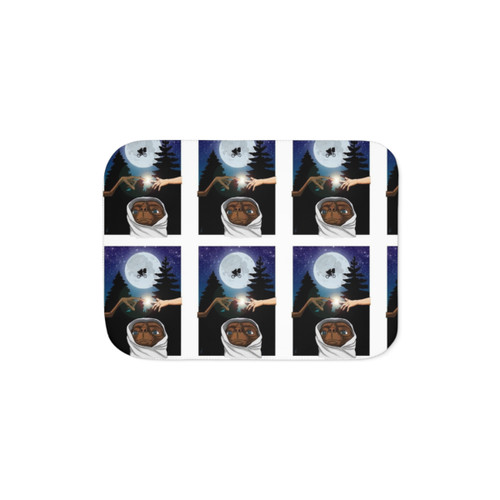 Retro 80s E.T. the Extra-Terrestrial Sherpa Blanket