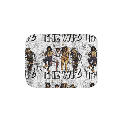 Grungy Wiz Sherpa Blanket