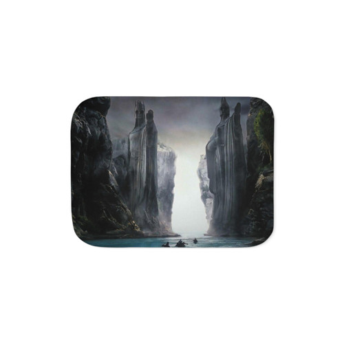 Between High Cliff Sherpa Blanket