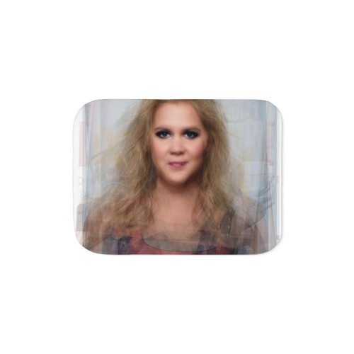 Amy Schumer Portrait Sherpa Blanket