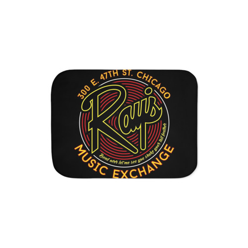 Ray's Music Exchange Sherpa Blanket with Bend Over Shake Variant Design