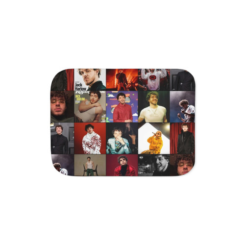 Jack Harlow Sherpa Blanket with Photo Collage