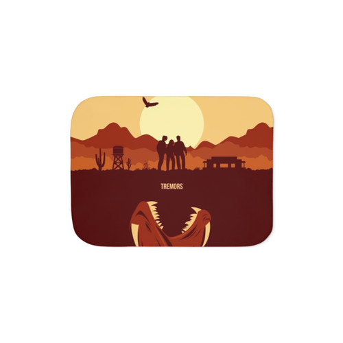 Tremors Sherpa Blanket - Cozy Throw for Horror Movie Fans