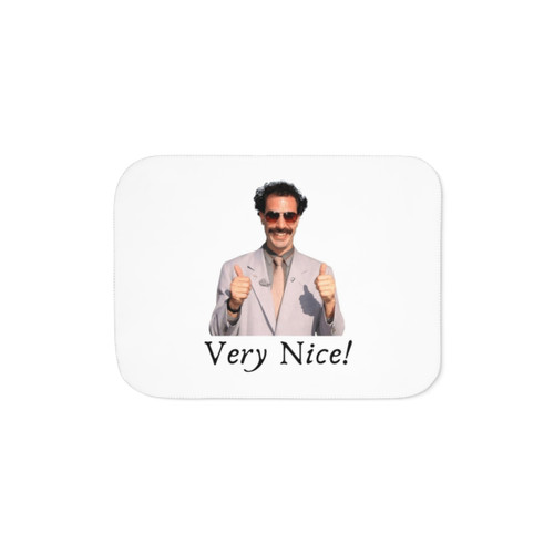 Borat Sherpa Blanket - Hilarious Comedy Throw Blanket