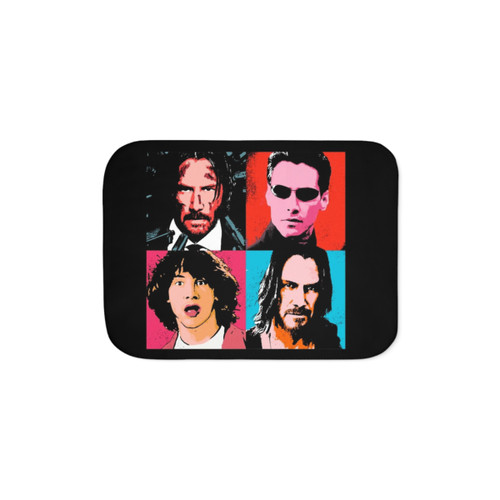 Keanu Reeves Classic Sherpa Blanket