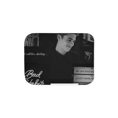 Hardin Scott Edit Print Sherpa Blanket
