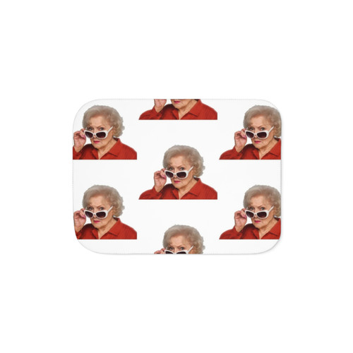 Betty White Sherpa Blanket - Soft and Cozy Home Decor