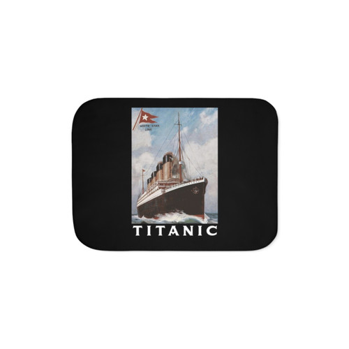 Titanic Ship Disaster 1912 Sherpa Blanket