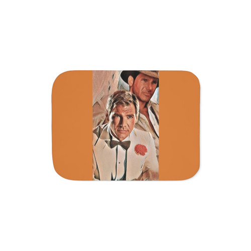 Harrison Ford Sherpa Blanket - Classic Indiana Jones Themed