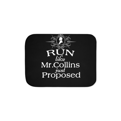 Jane Austen Inspired Sherpa Blanket - Pride and Prejudice