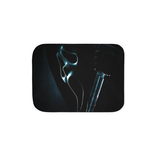 Ghost Face BOOOOOM Sherpa Blanket